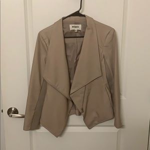 BB Dakota Beige Faux Leather jacket